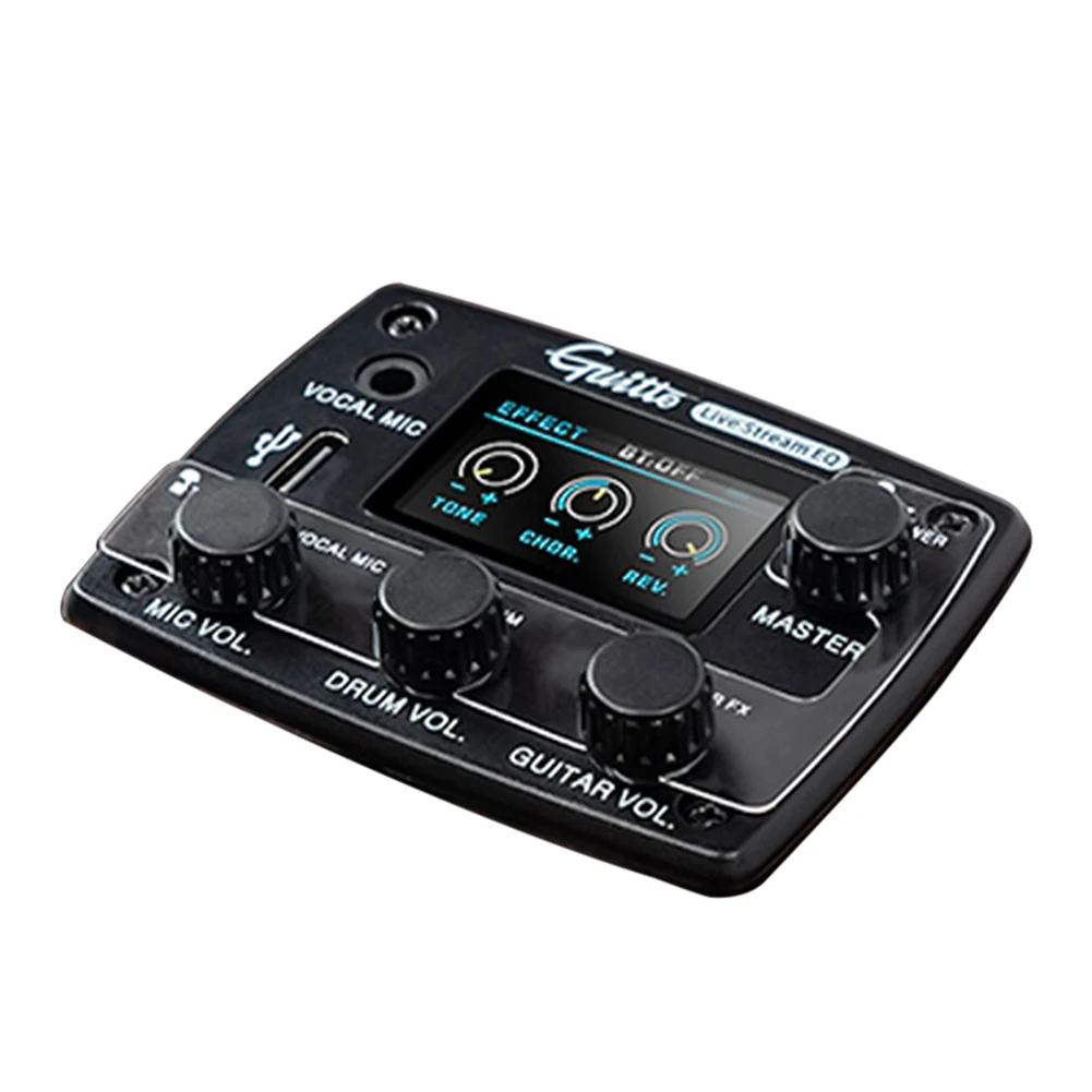 1 Conjunto de GGP-05 Sintonizador Digital de Captação de LCD Digital de Captação de Guitarra de Acessórios de Peças Com Microfone Para Guitarra Acústica0