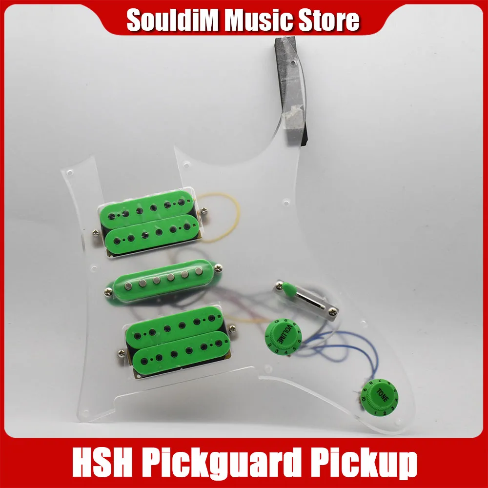 1pcs Guitarra com Captadores HSH Captadores Humbucker Pré-Pickguard Guitarra de Recebimento Adequado para Guitarra Eléctrica0