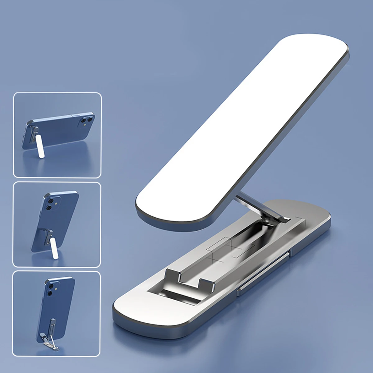 ANMONE Mini Folding Telefone Móvel Stand Secretária Invisível Portátil Mesa Suporte de Preguiçoso Titular para Xiaomi Samsung Iphone0