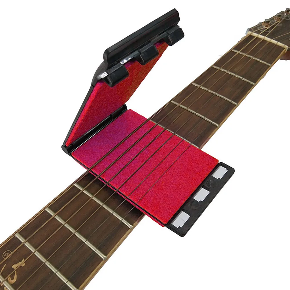 Durável G-String Cleaner Guitarra Limpador de Para Violino Verde, Amarelo, Vermelho 11 cm*6,5 cm*1cm Acessórios Aprox.32g Preto2