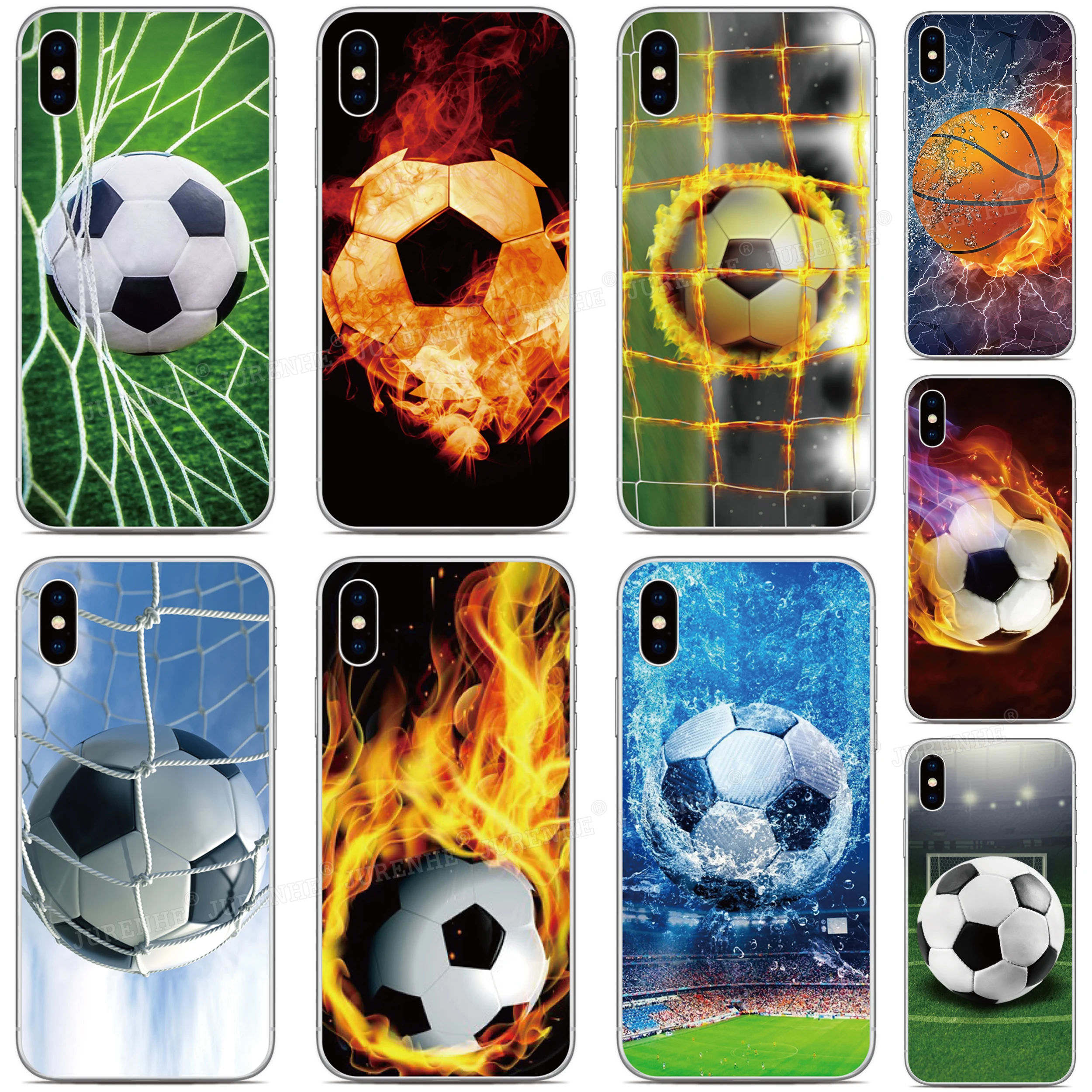 Futebol Futebol Capa Para o Huawei Honor 90 Lite 70 X7a X50i X6 X8 X8A P60 Nova 11 Pro 11i Y91 Y61 Y71 10 SE P30 P40 Caso de Telefone0
