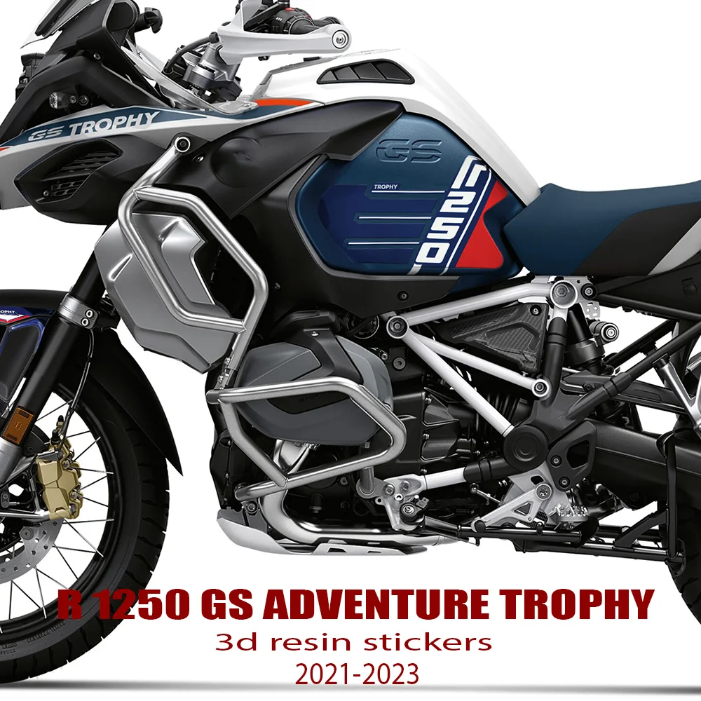 R1250GS Troféu 2023 Moto 3D Resina Epóxi Autocolante Kit Para a BMW R 1250 GS Adventure Troféu GS Trophy 2021 2022 20230