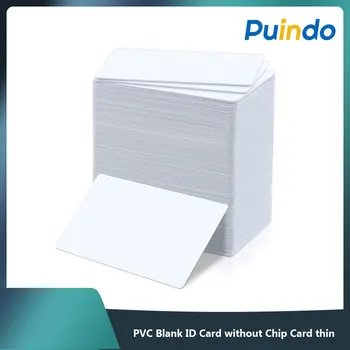 200Pcs PVC Cartão de IDENTIFICAÇÃO sem o Chip de Cartão Branco para Cartão de IDENTIFICAÇÃO de Impressoras de Jato de tinta de Revestimento de Placa de Obra Marca em Branco de Plástico Hang Tag