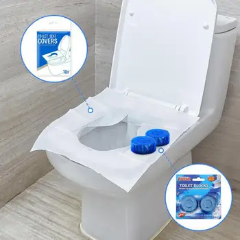 Banheiro limpo Fragrância Wc de Limpeza Domésticos Azul Bolha Wc de Limpeza Desodorizante Sujeira de banheiros Dar 3PCS Wc Mat