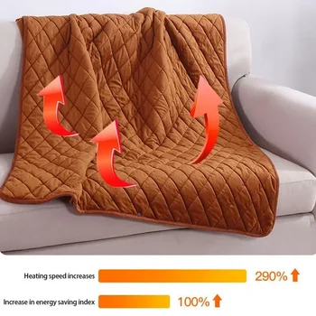 Cobertor elétrico Engrossado USB Aquecimento Xale Almofada Lavável mais Quente Cobertor de Inverno Office Xale Cobertor Quente