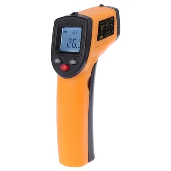 Digital gm320 Laser Infravermelho Termômetro -50~380 Grau Medição de Temperatura de Arma de LCD Industriais houver pirômetro medidor de Temperatura