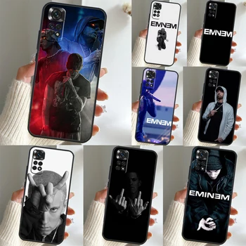 Hip Hop, o Rapper Eminem Rap Caso Para Xiaomi Redmi Nota 11 10 8 9 12 Pro Nota 11S 9S 10S 8T Redmi 10 10C 9A 9C 9T Coque