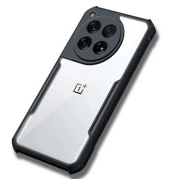 Jzon Para OnePlus 12 5G Caso de Telefone Transparente da Tampa Traseira à prova de Choque de Proteção Casos Claros