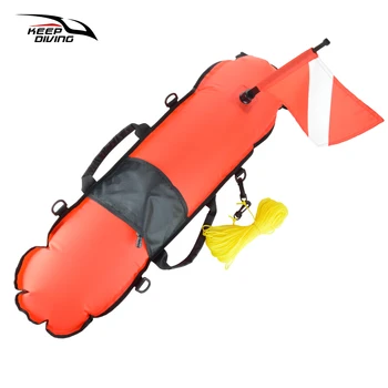 MANTER MERGULHO Inflação Bóia Sinal de Flutuador de Bola, com Mergulho Bandeira de mergulho Livre Engrenagem Equipamento