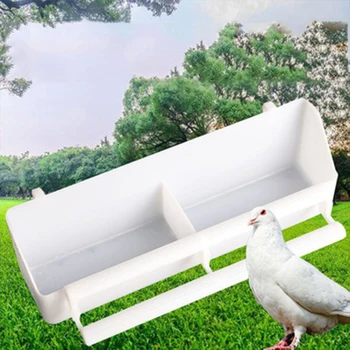 Sweethome ABS Aves Alimentador Estendido Grande Capacidade de Caixa de Alimentos de animal de Estimação Gaiola de Alimentação de Caixa de Água Para a Parrot Pombo Mainá